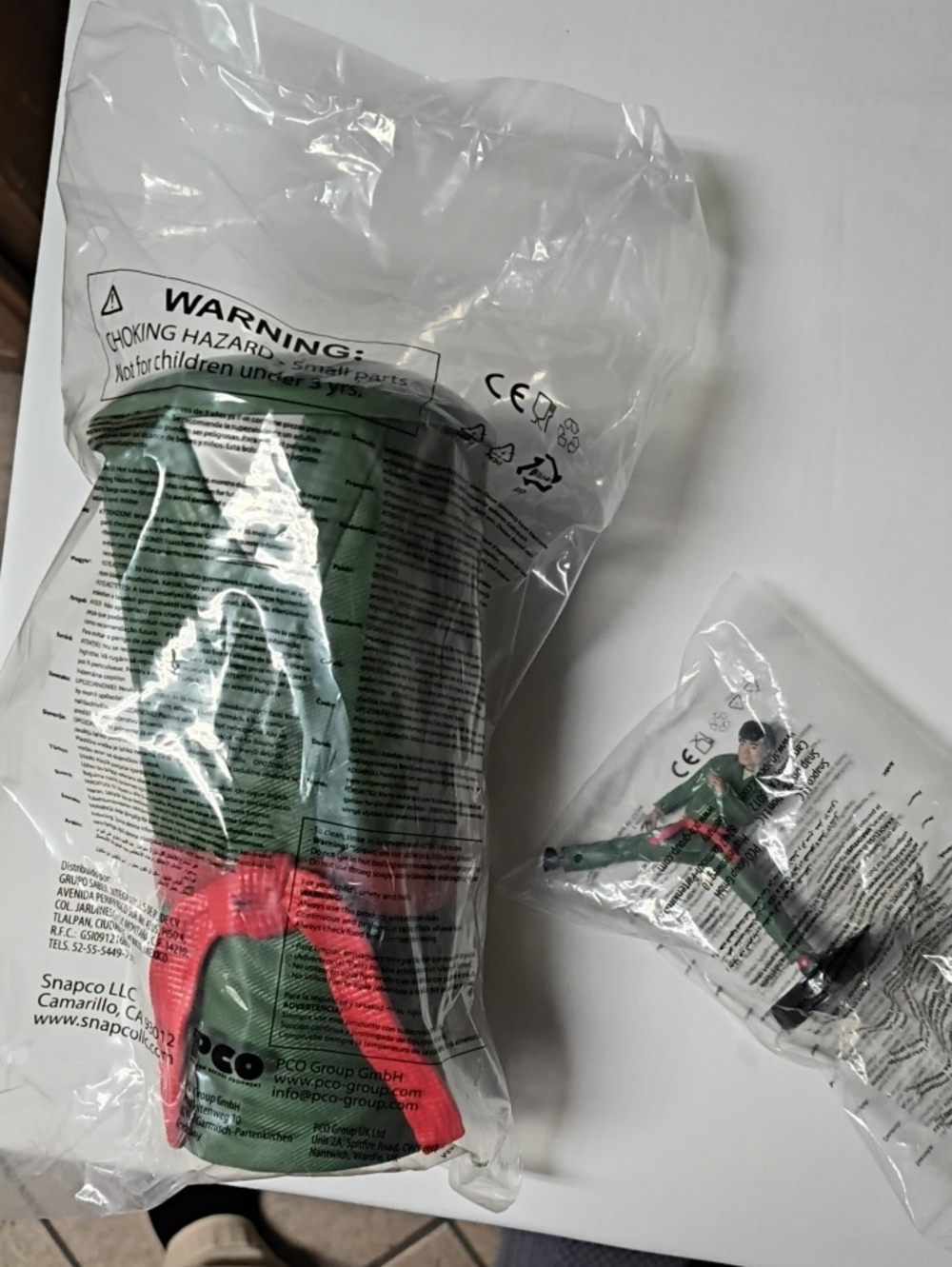 Movie Karate Kid Legends Red Belt Green Cup Lid Fong Topper Action Figure Snapco